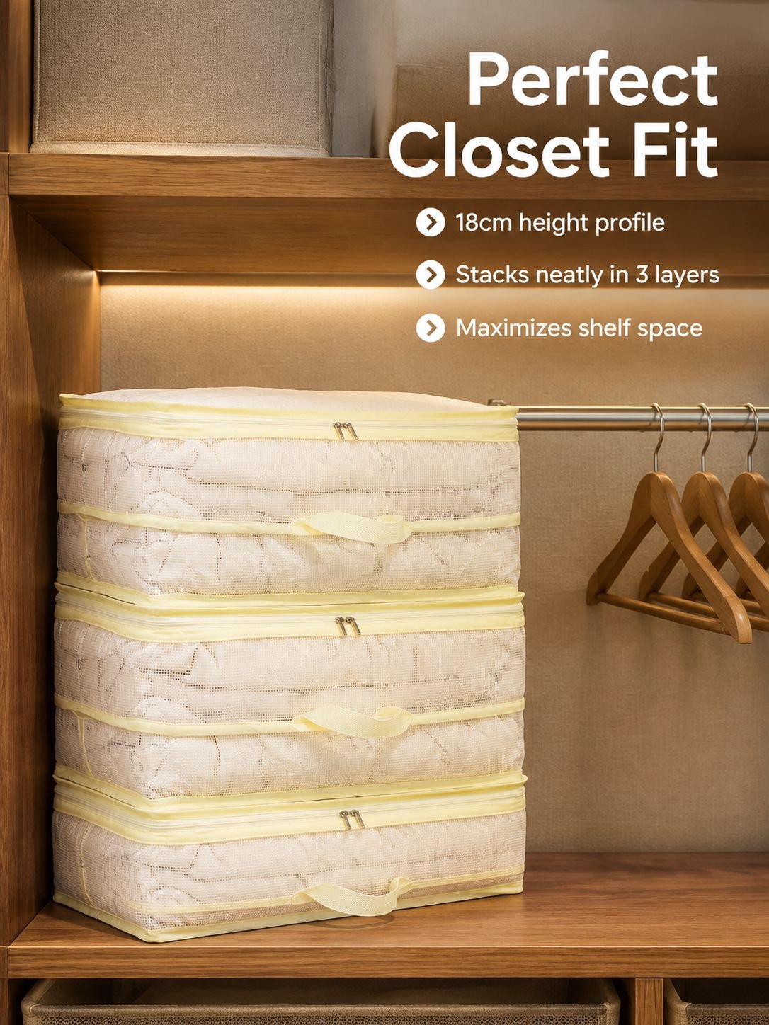 Transparent Large Clothes Organizer