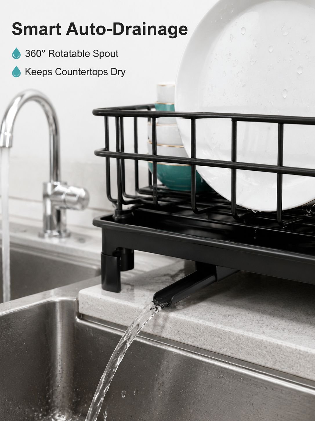 Bowl and Chopsticks Drain Rack