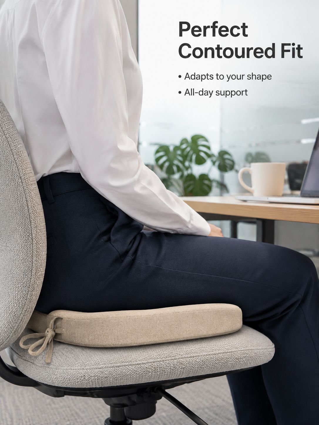 Ergonomic Horseshoe Seat Pad