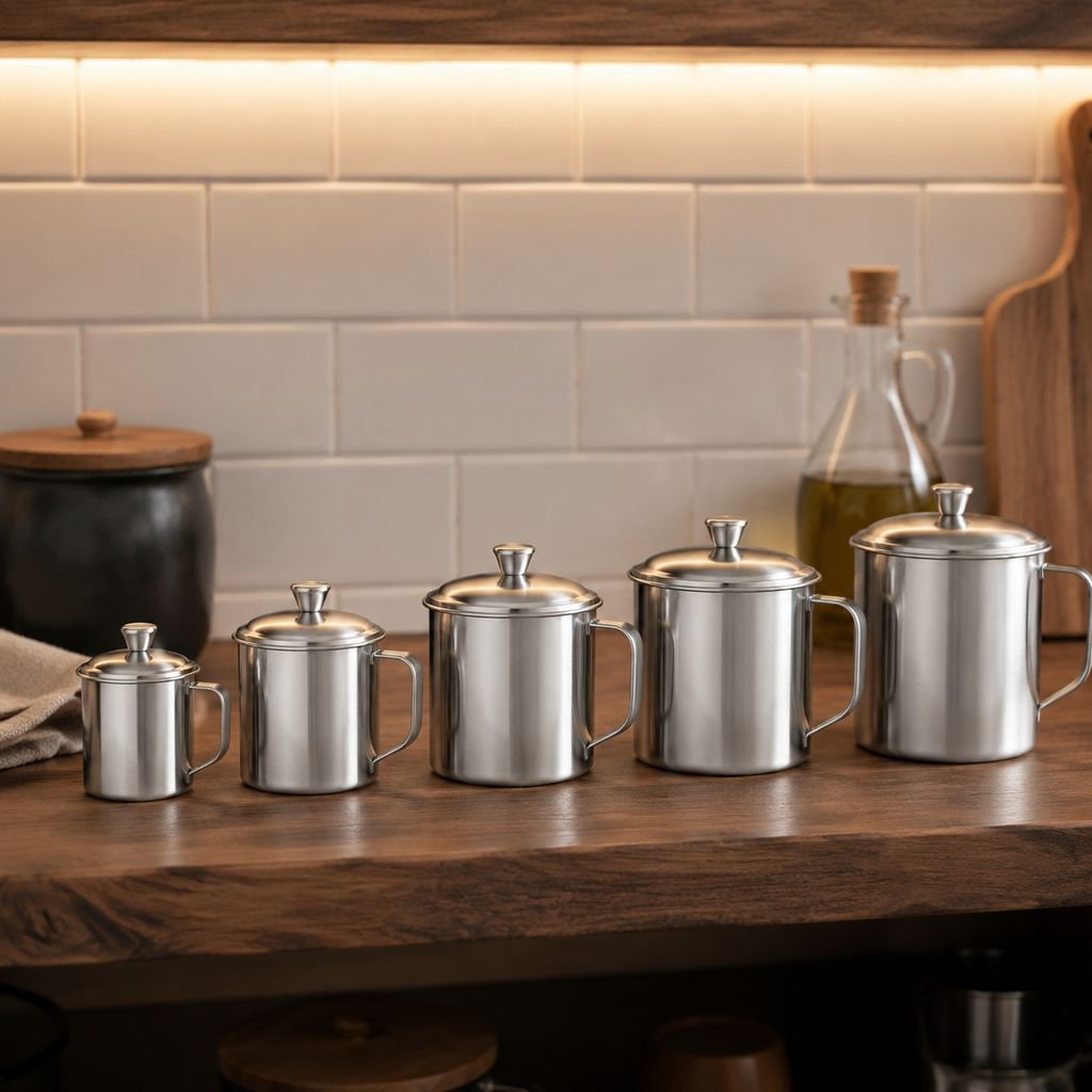 child-friendly stainless steel tea cup
