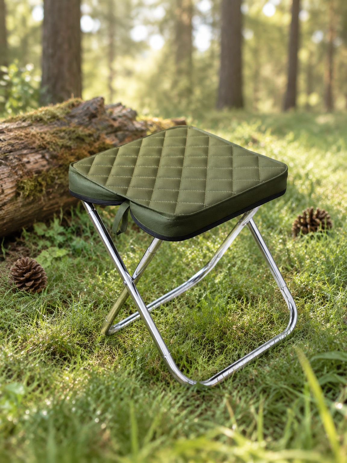 Leichter Klapphocker, tragbarer Klapphocker, tragbarer Outdoor-Hocker für Camping