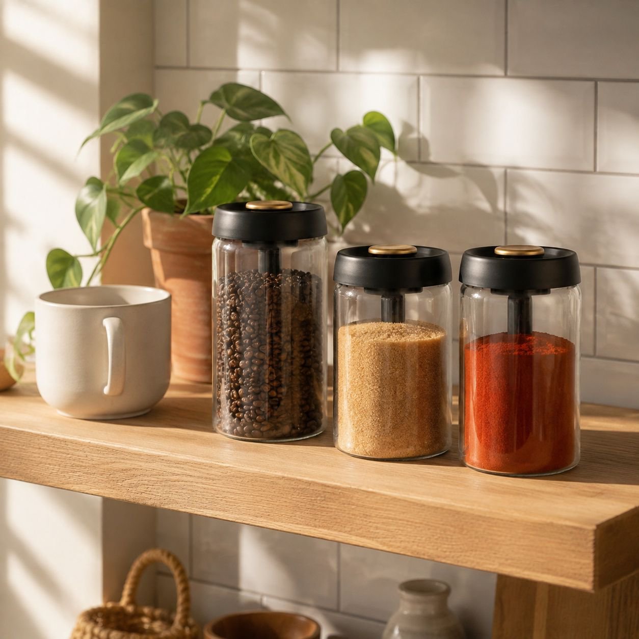 Leakproof glass food container for meal prep