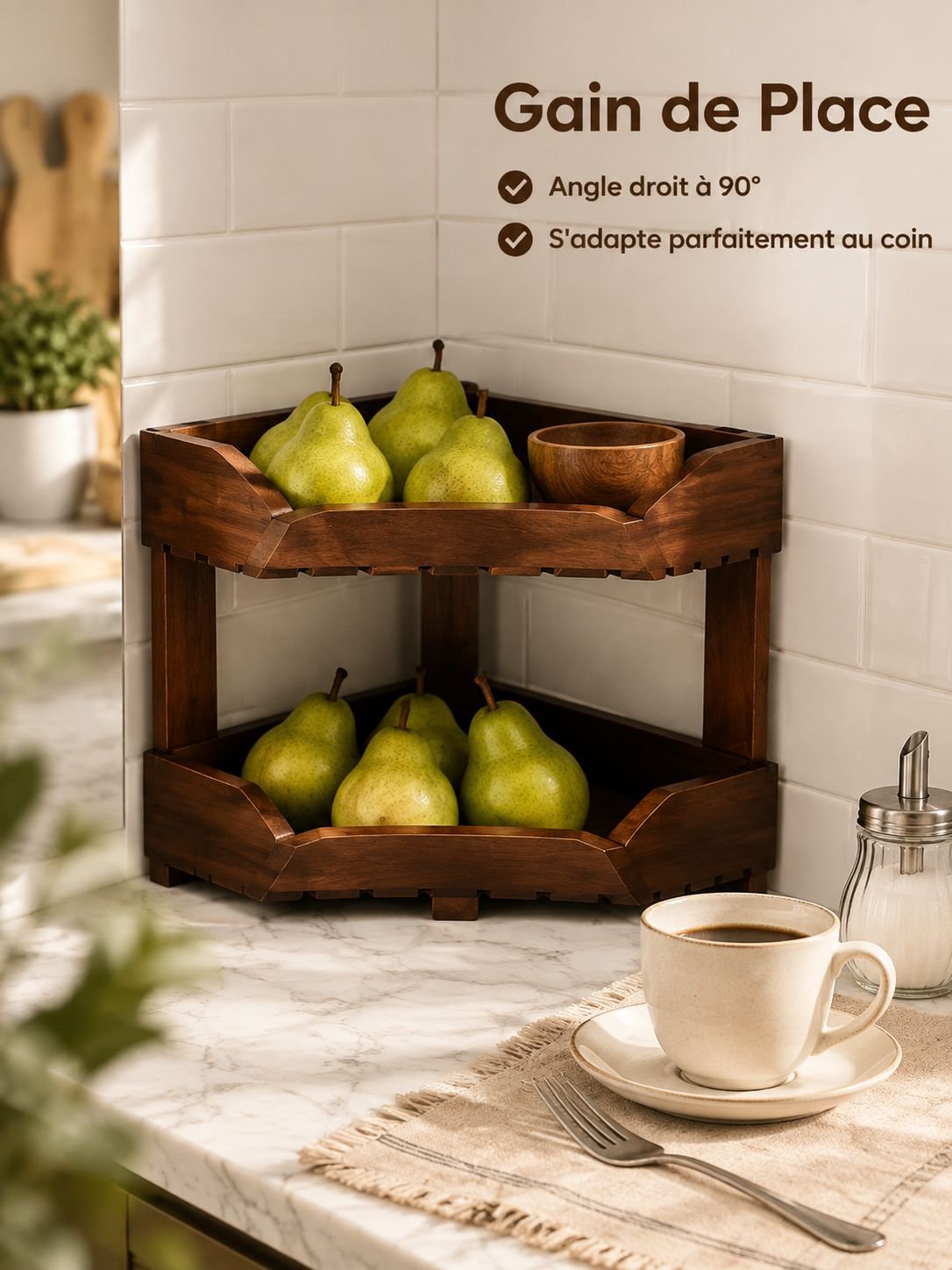 Étagère de rangement pour collations de cuisine