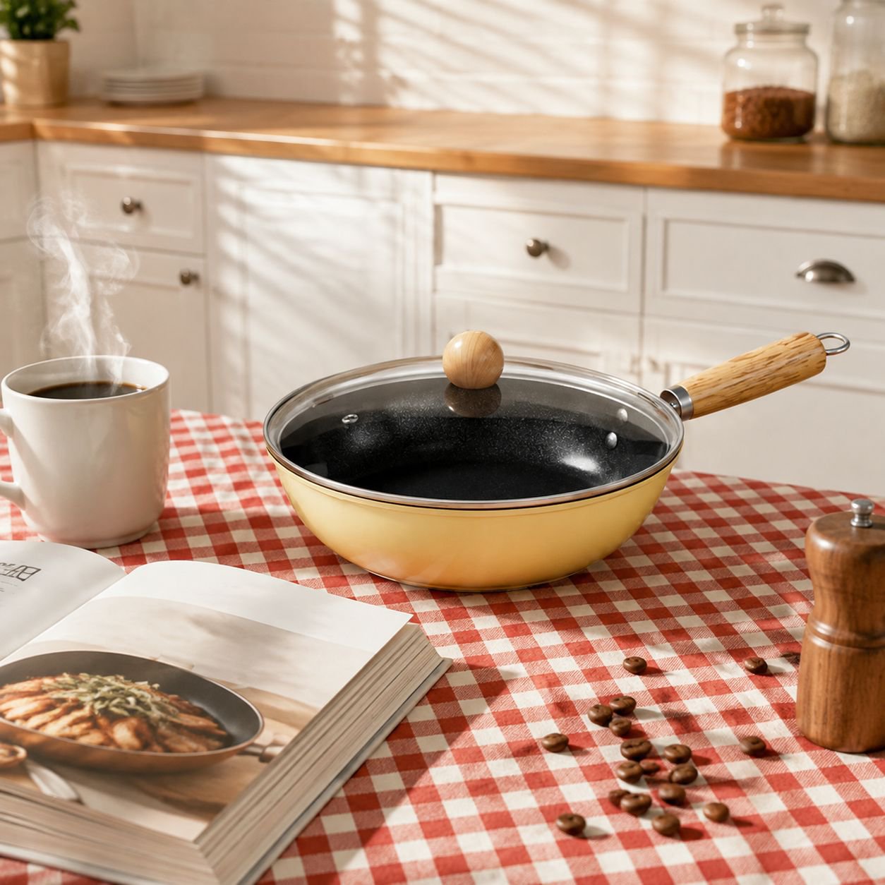 Lightweight special uncoated induction cooker