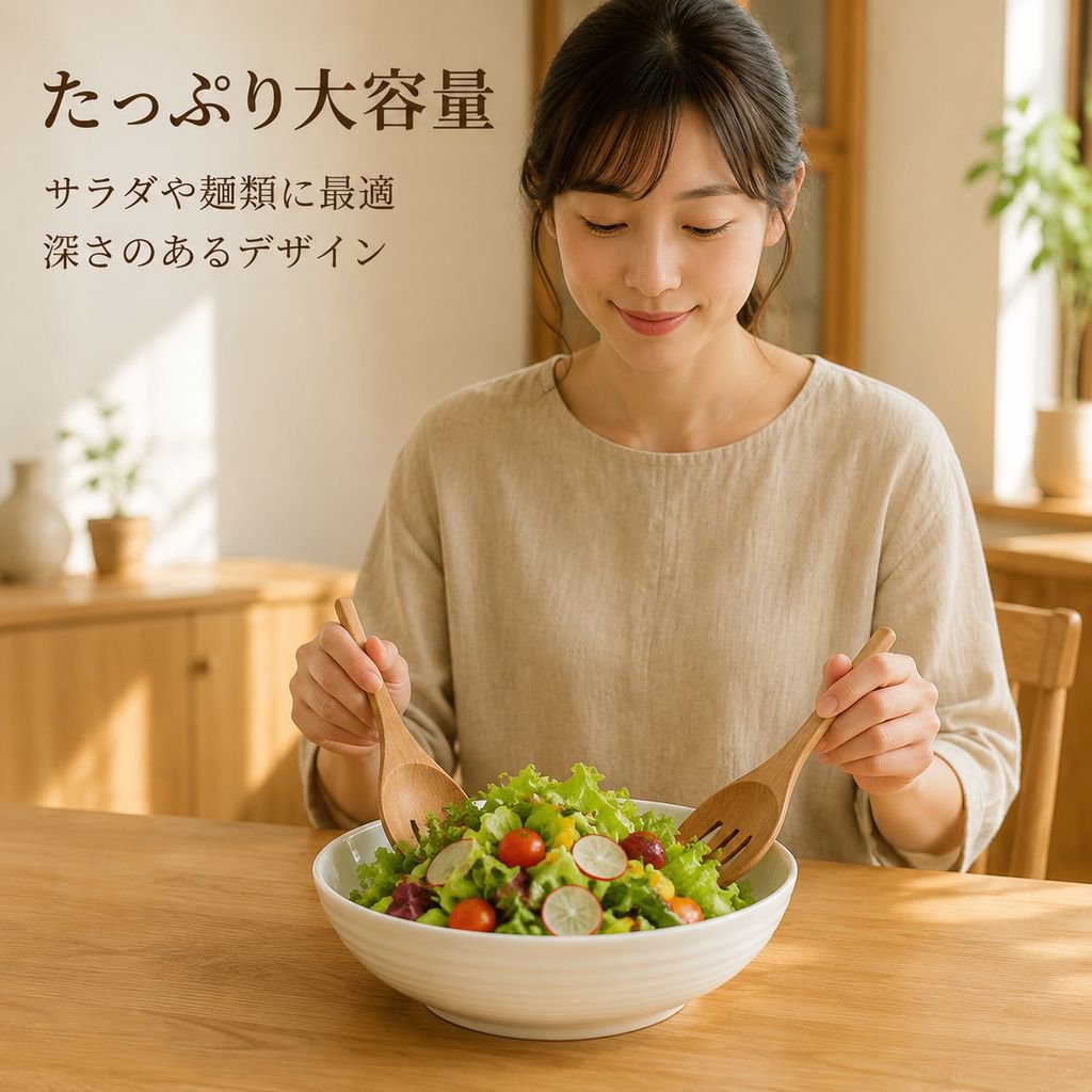深めの丸型セラミックディナープレート