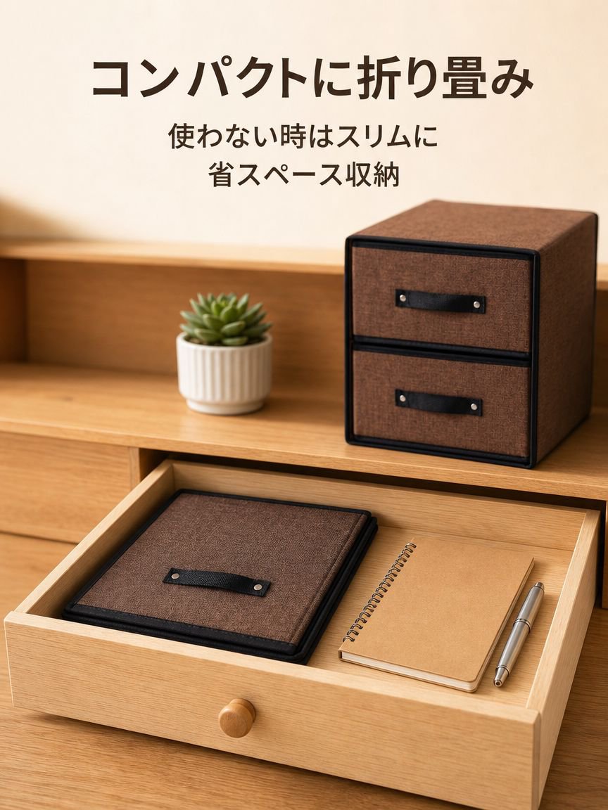 水洗い可能な布芸収納ボックス