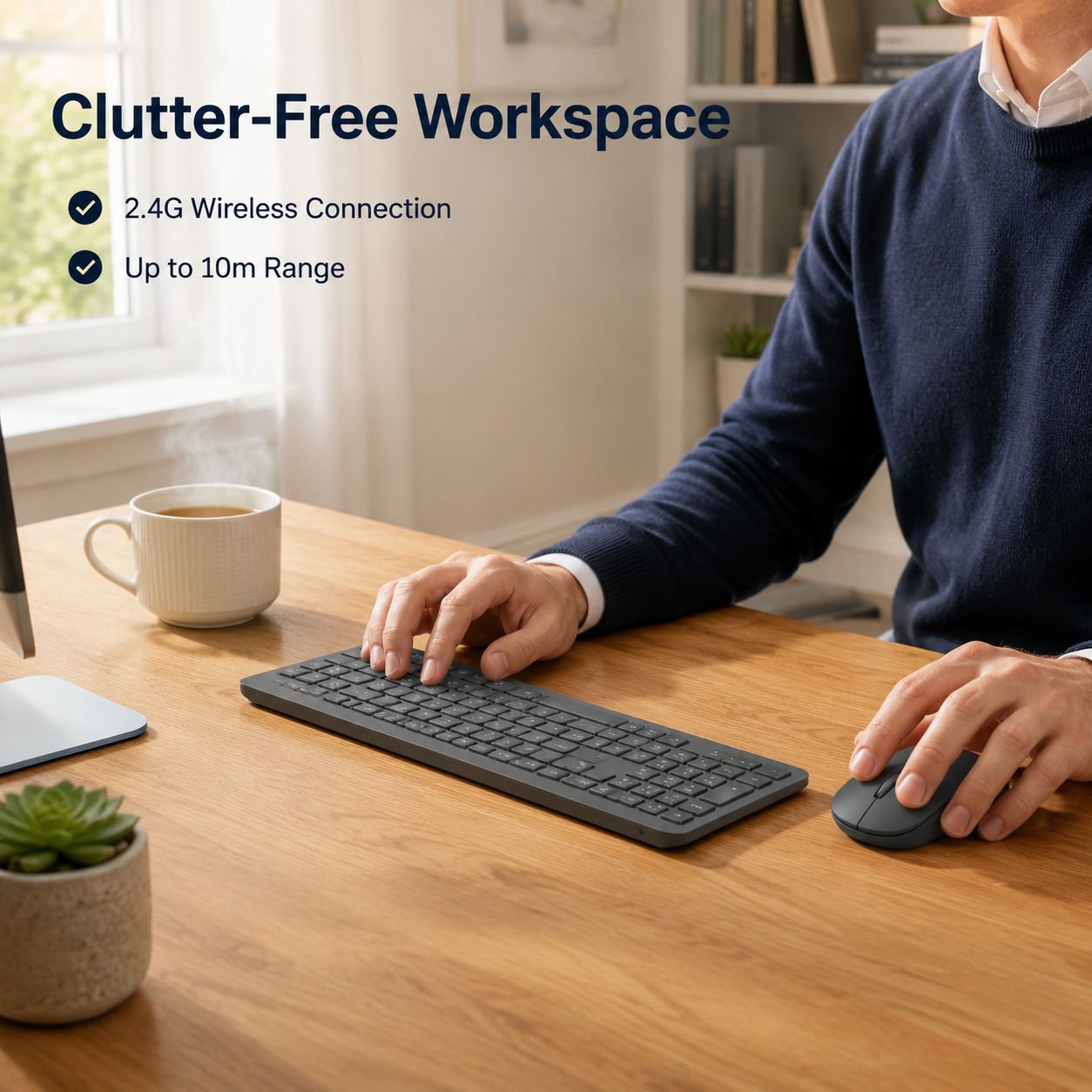 2.4G Wireless Keyboard & Mouse Set