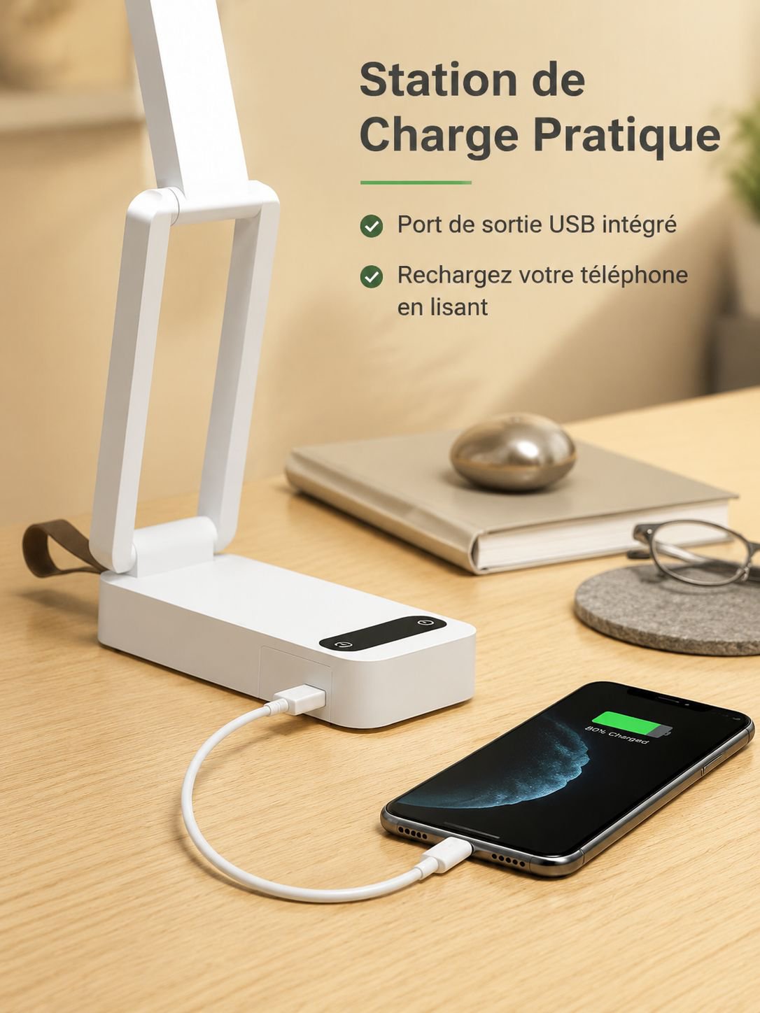 Lampe de bureau LED pour enfants avec protection des yeux