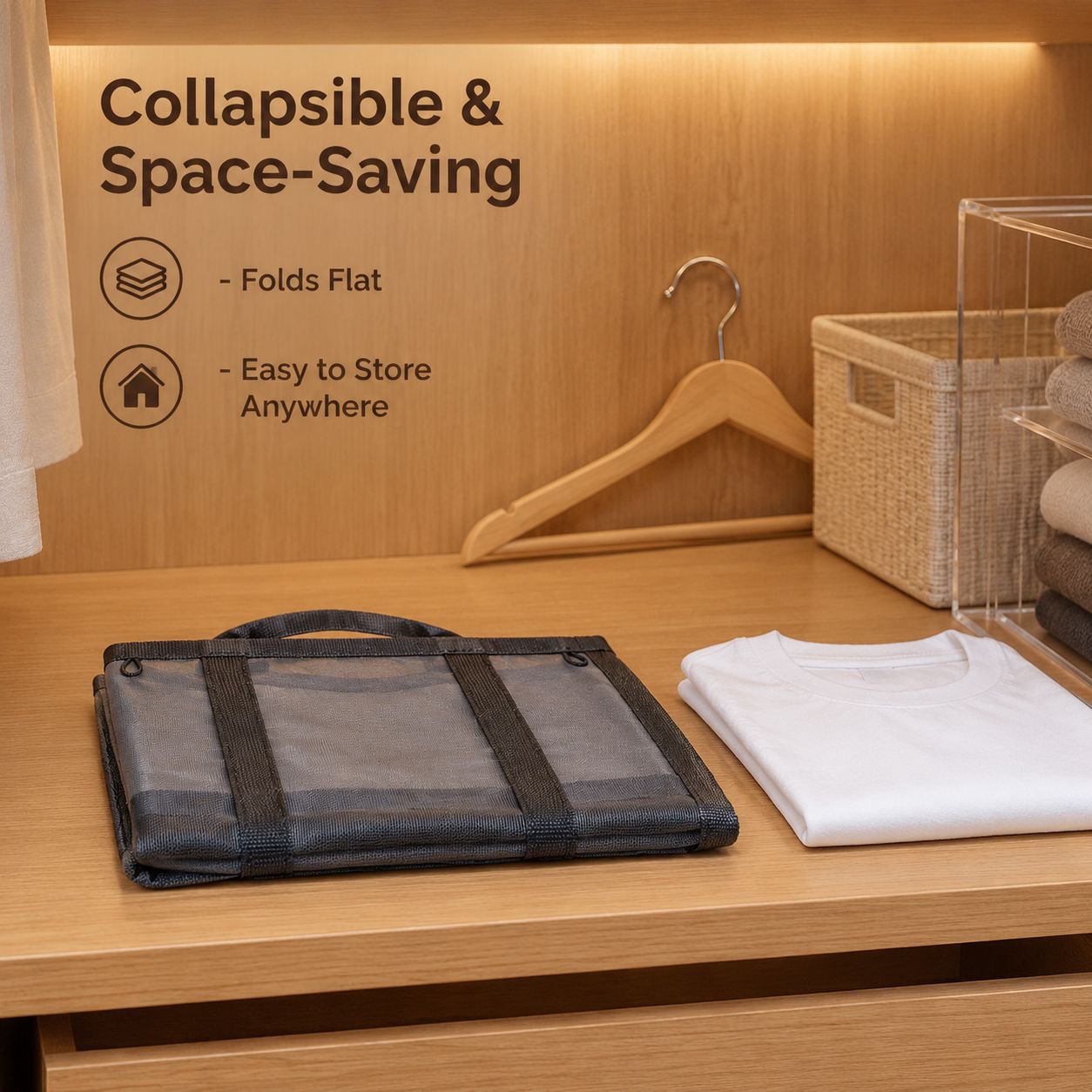 Large Capacity Laundry Basket for Home