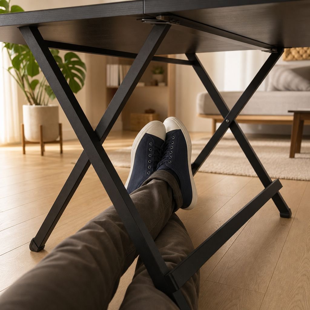 Lightweight and portable dining table design