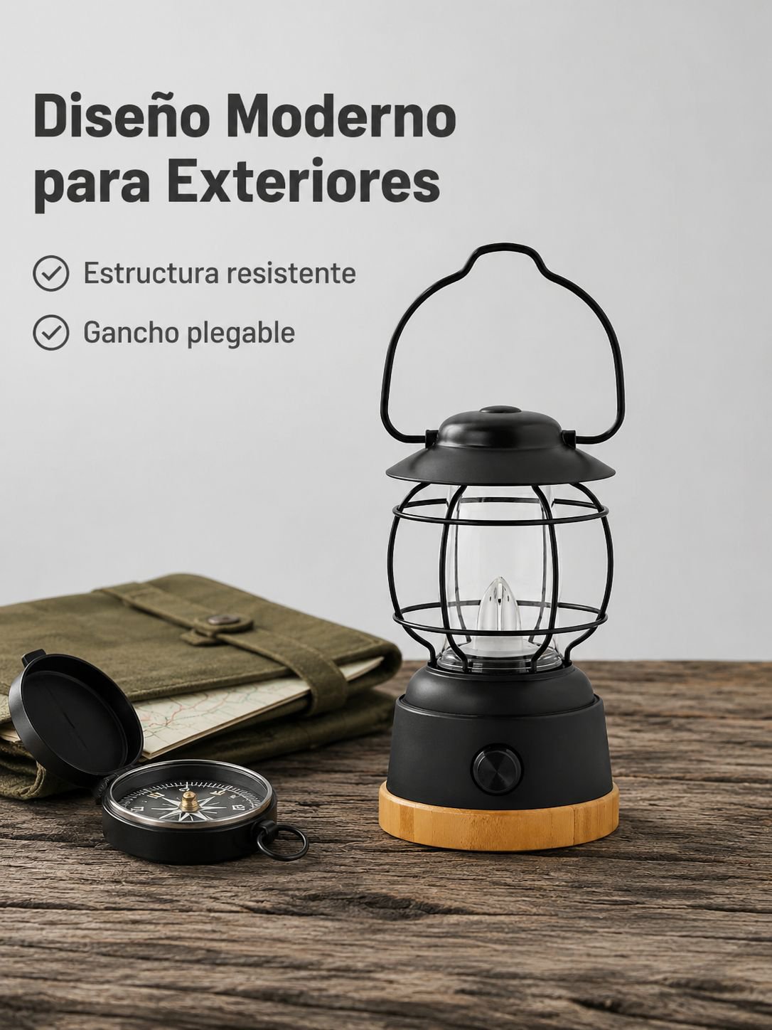 linterna portátil para acampar al aire libre
