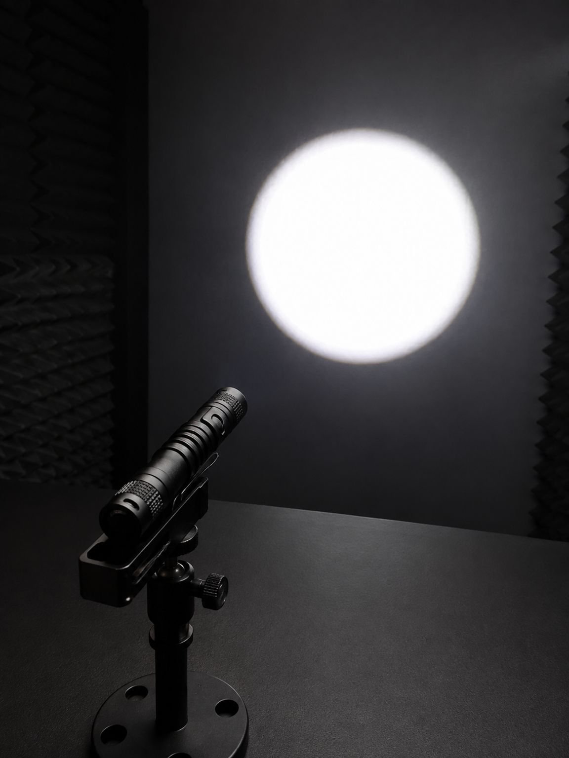 Compact tactical flashlight designed for camping and hiking adventures