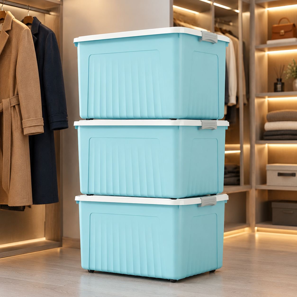 Solución de organización de ropa y juguetes