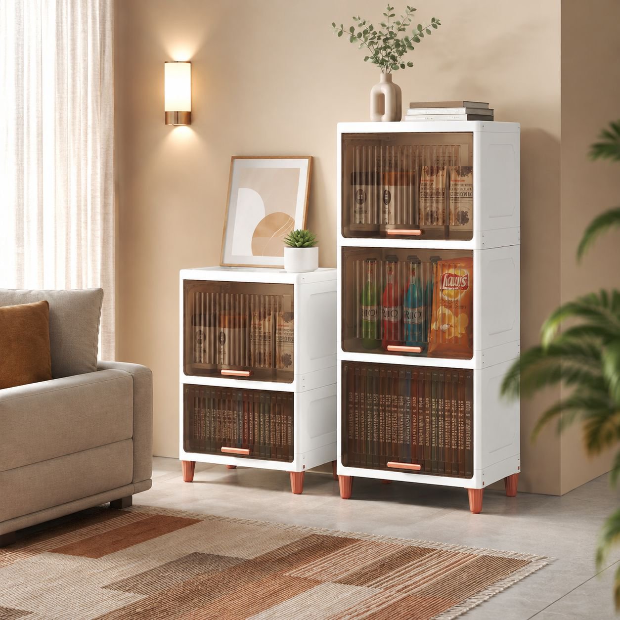 Organizador de ropa con estructura resistente