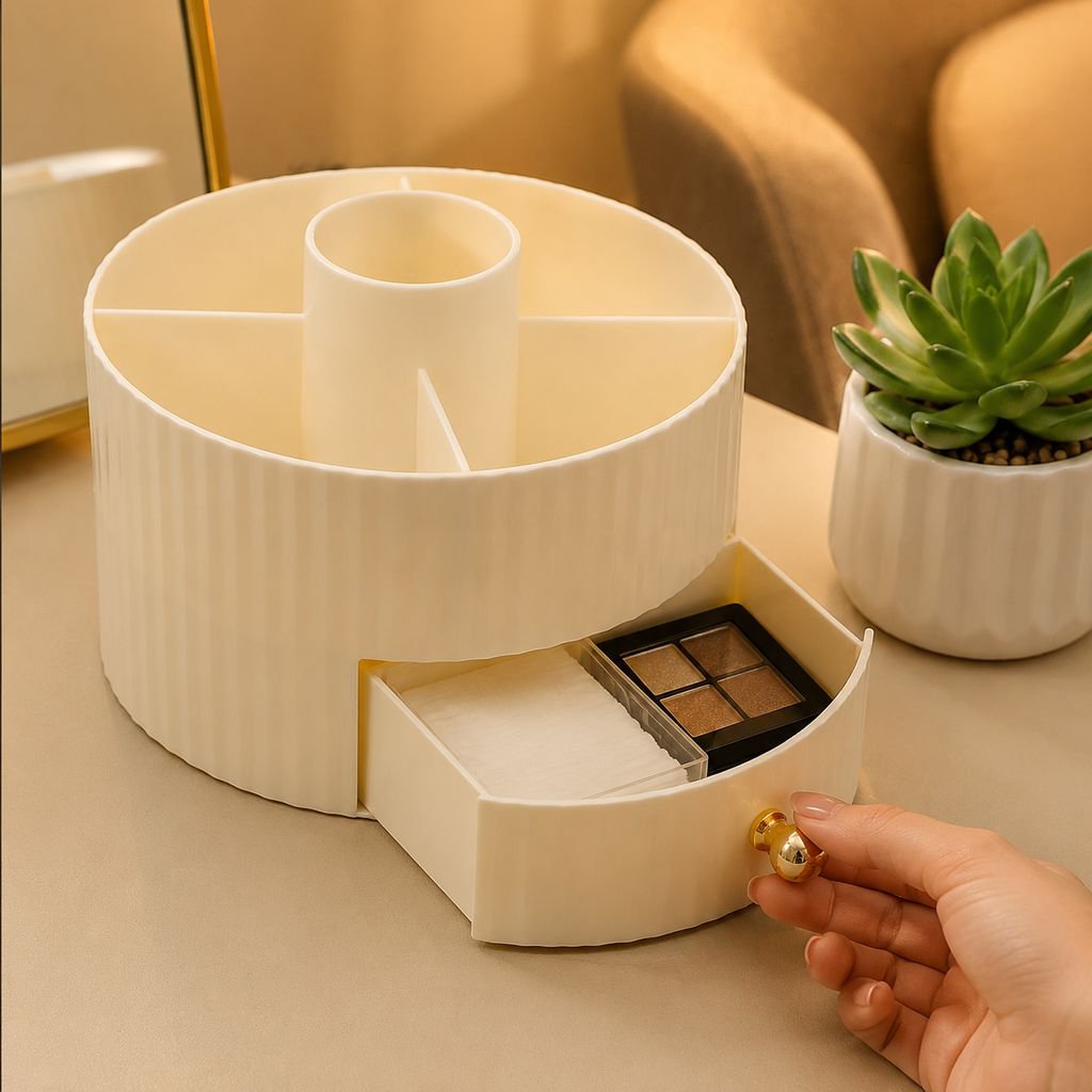 Luxury dressing table organizer for cosmetics and beauty products