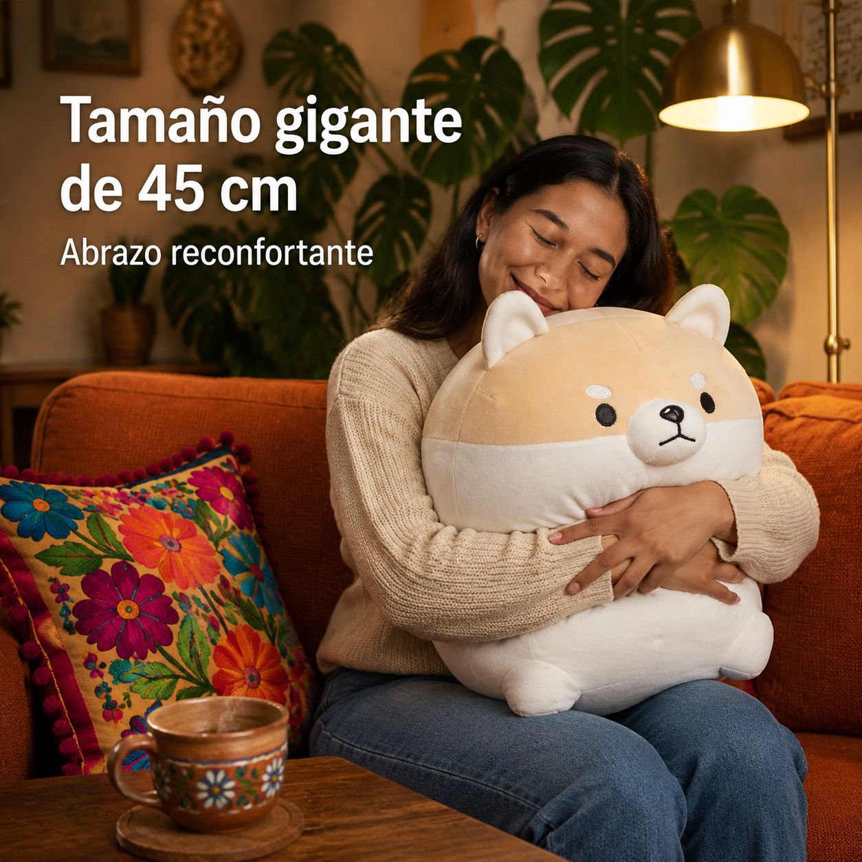 Almohada de peluche linda