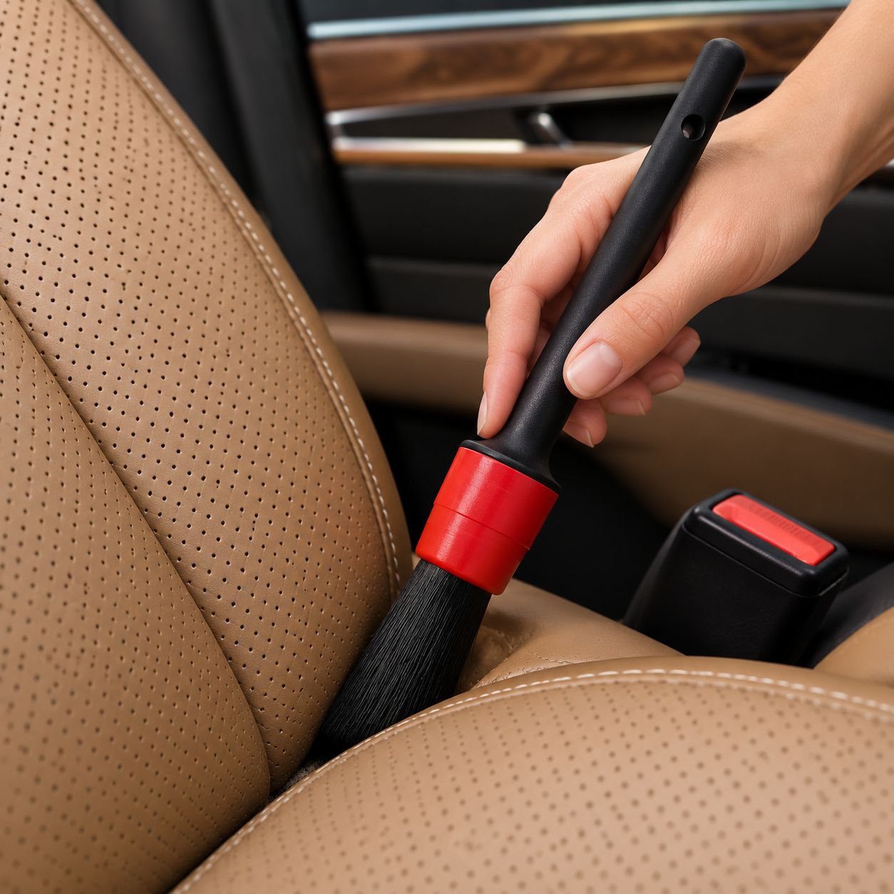 5pcs Multi-purpose Car Detailing Brush Set for Dashboard and Vents