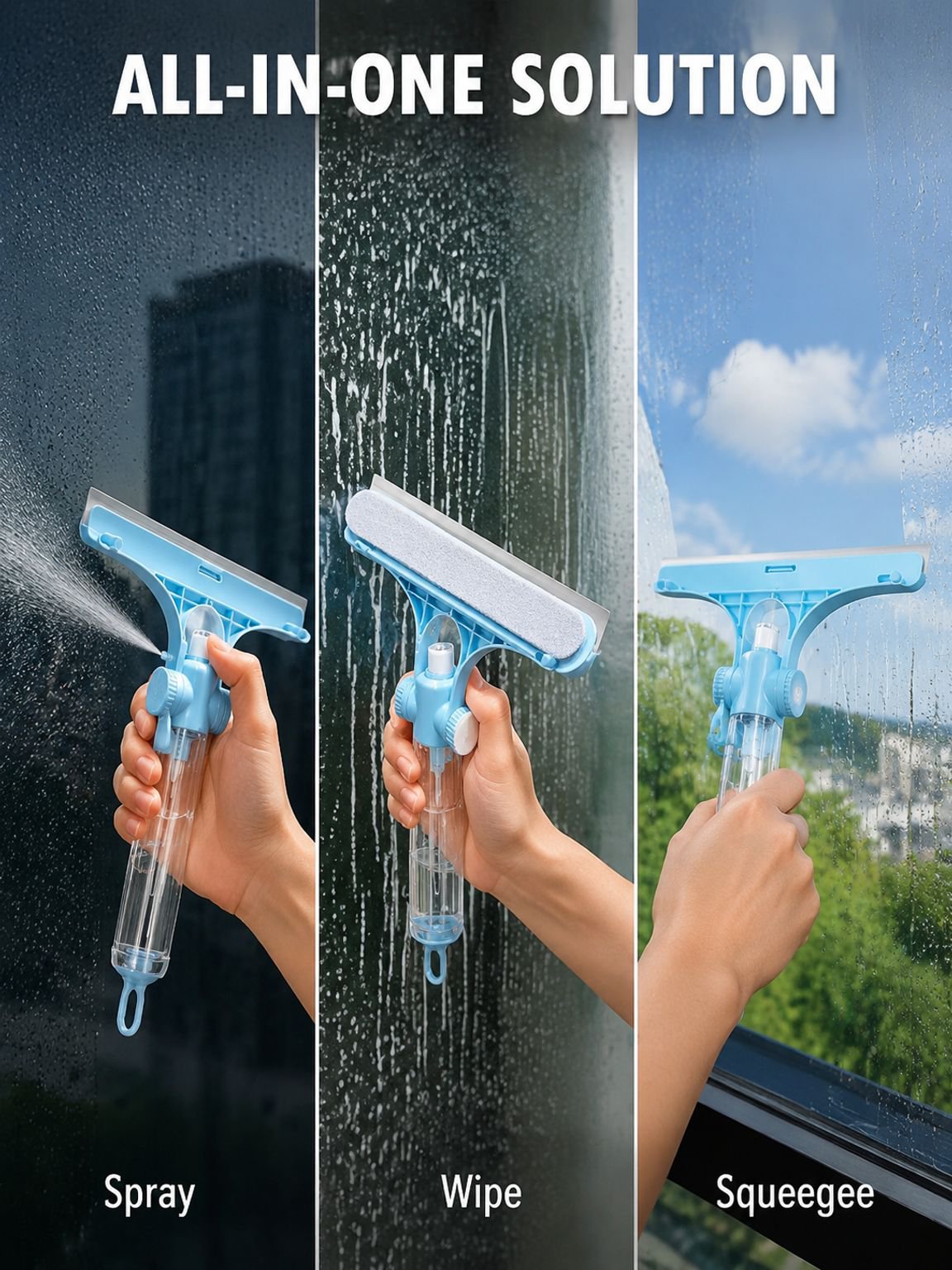 Multi-functional Spray Squeegee Mop