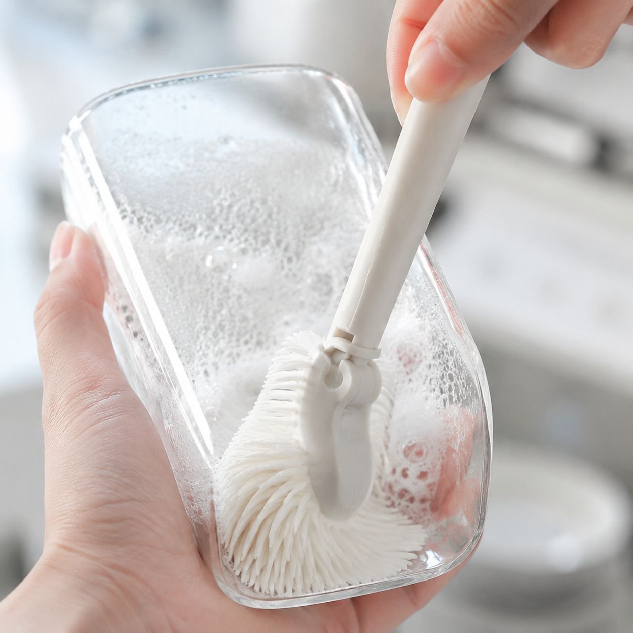 Multi-Functional Bottle & Cup Cleaning Brush for Home