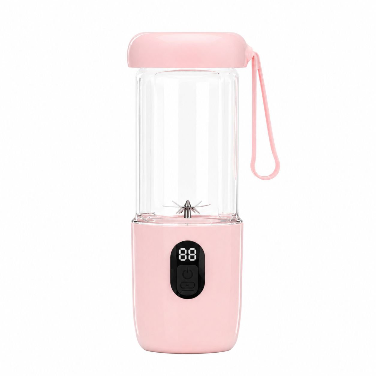 Portable Wireless Juice Cup with Silicone Lanyard, Long-lasting Battery, Finer Juicing