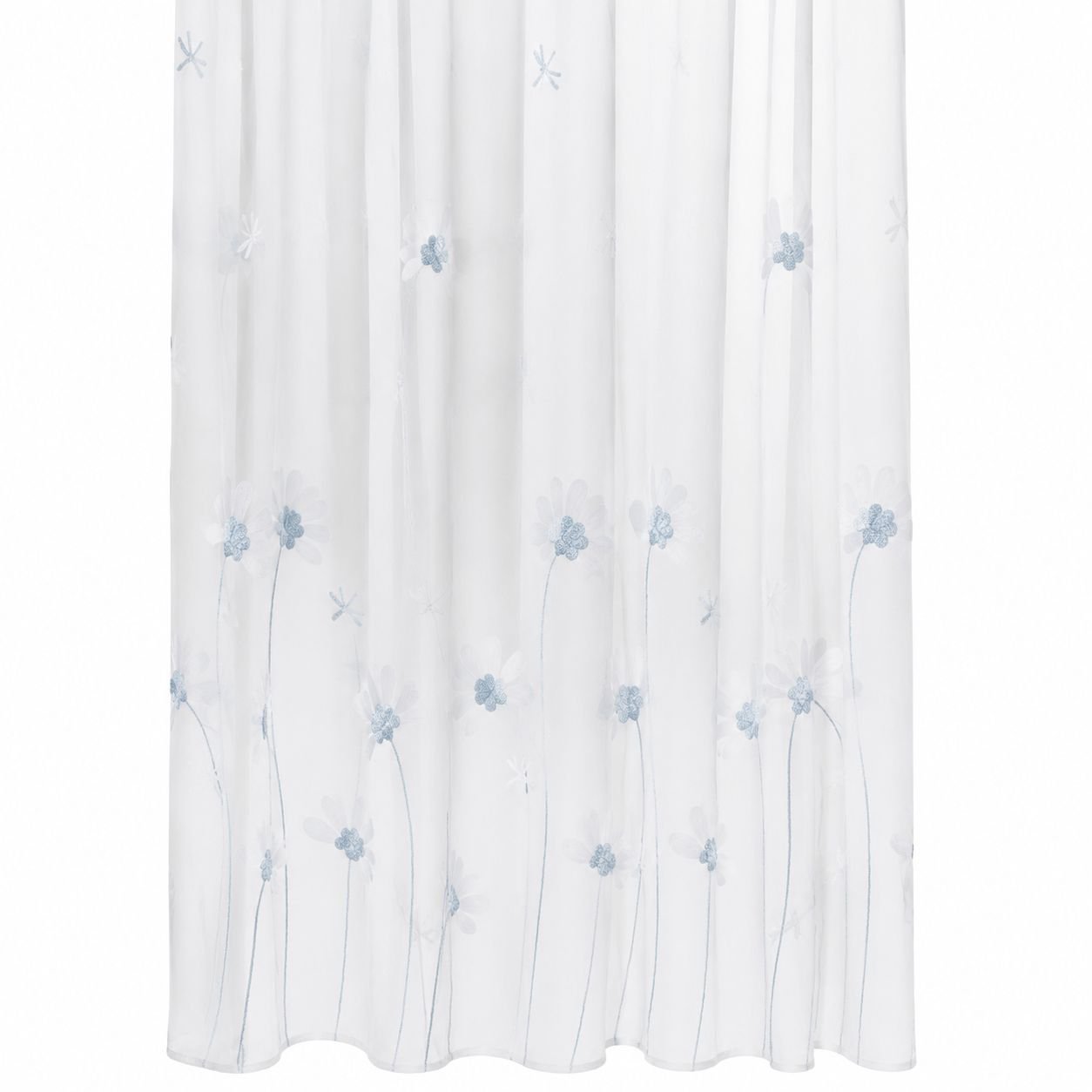 Modischer transparenter Vorhang mit Chrysanthemenstickerei