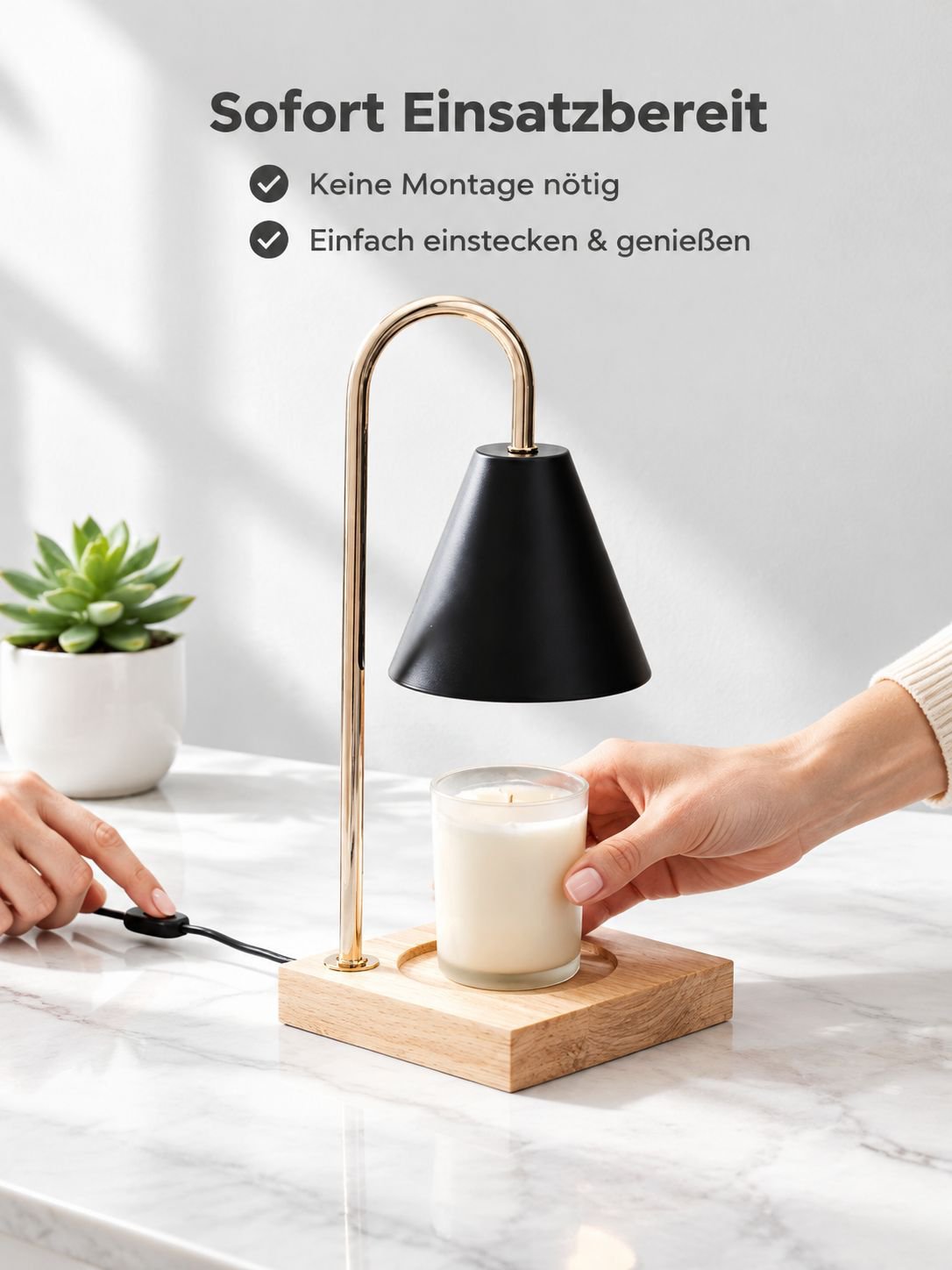 Kerzenwärmer-Lampe