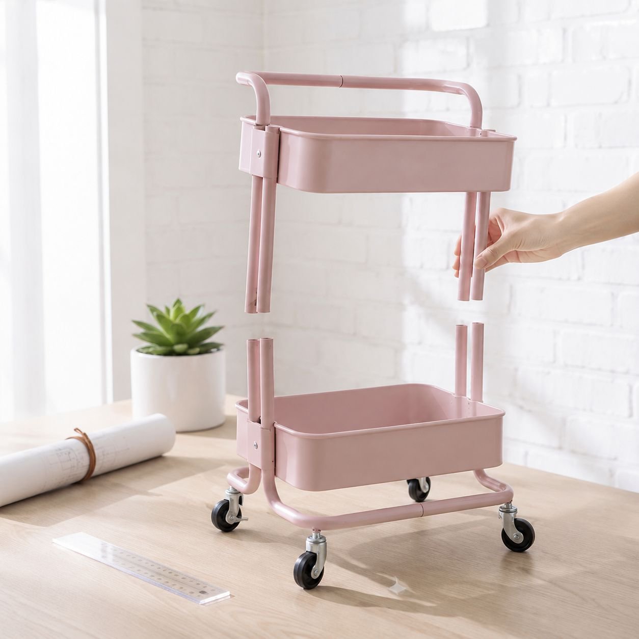 Detalles del organizador de hogar estilo camión