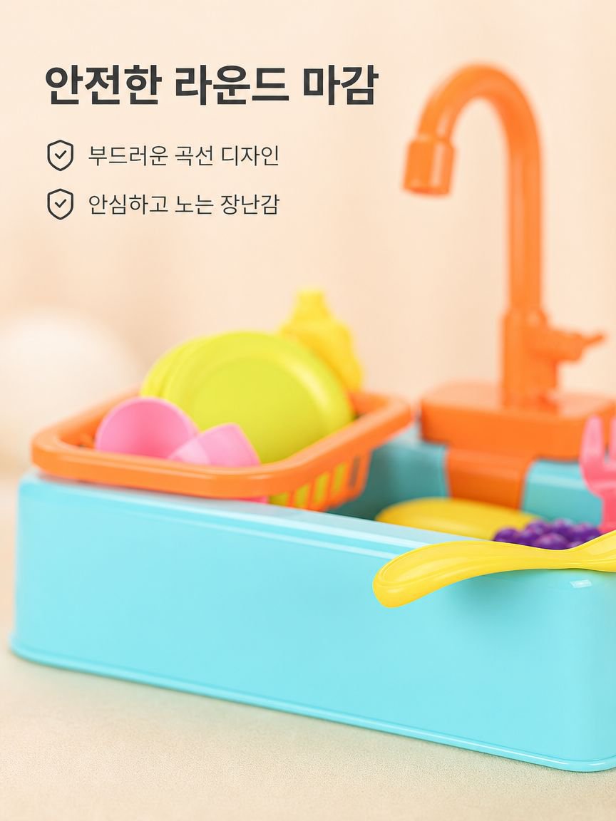 어린이 주방 설거지 장난감
