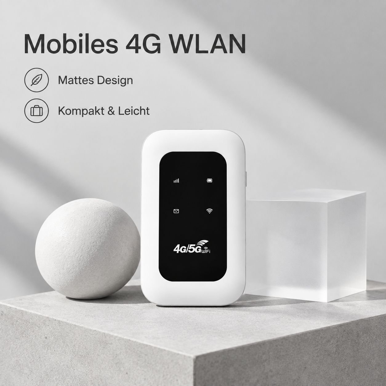 Tragbarer 4G WLAN-Router für unterwegs