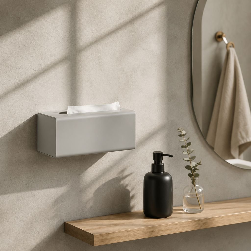 Boîte à papier toilette multifonction étanche