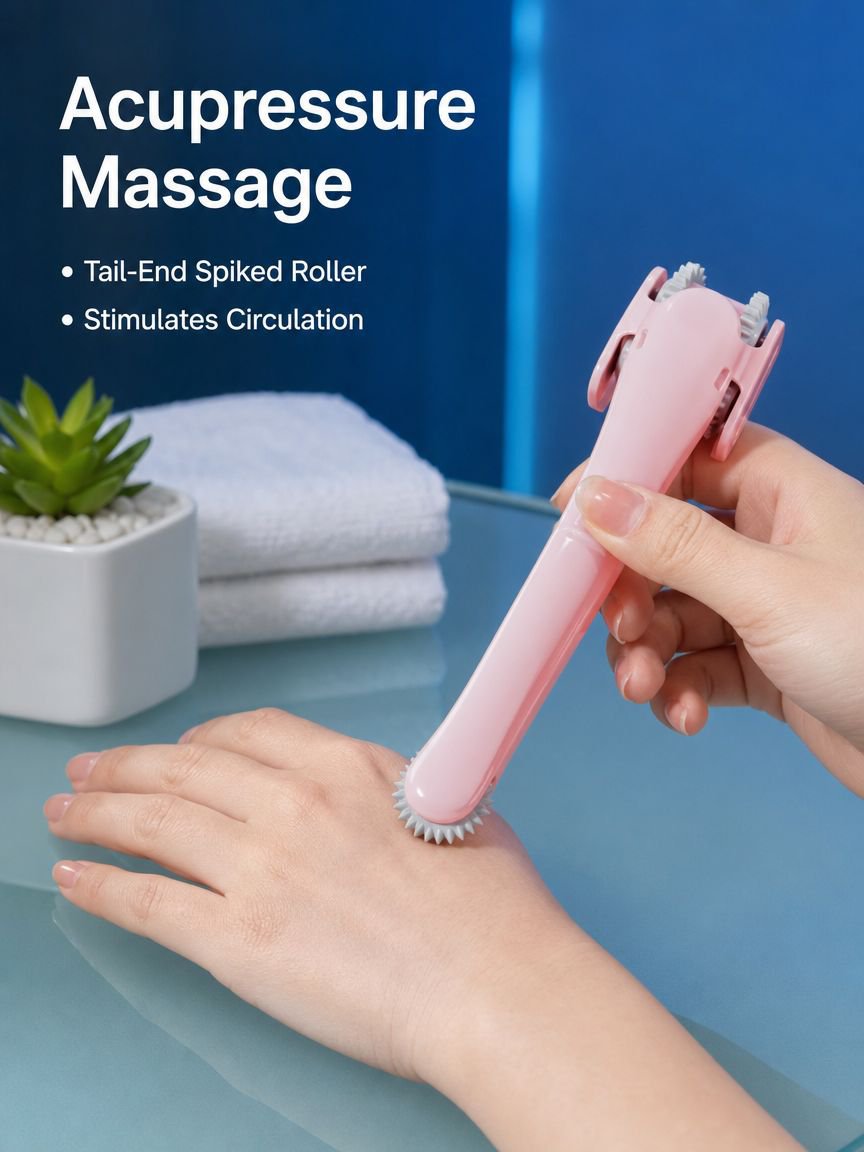 Double Row Roller Finger Massager