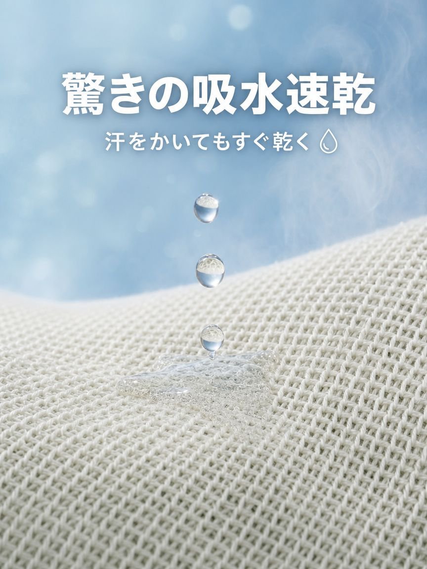 ゆったりシルエットの快適なTシャツ着用イメージ