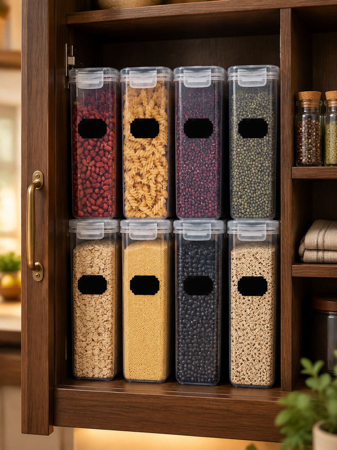 Contenedor Hermético para Arroz y Harina 2.5L para Cocina
