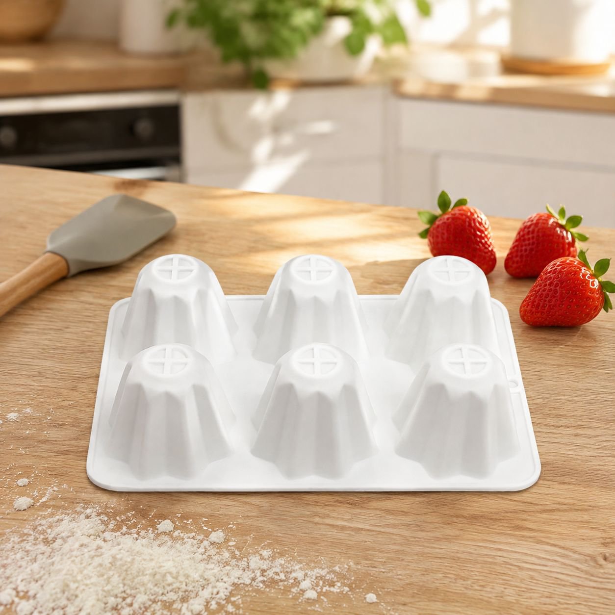 Octagonal Star Multi-Function Pandolor Mousse Silicone Cake Mold for Baking Dessert Decoration