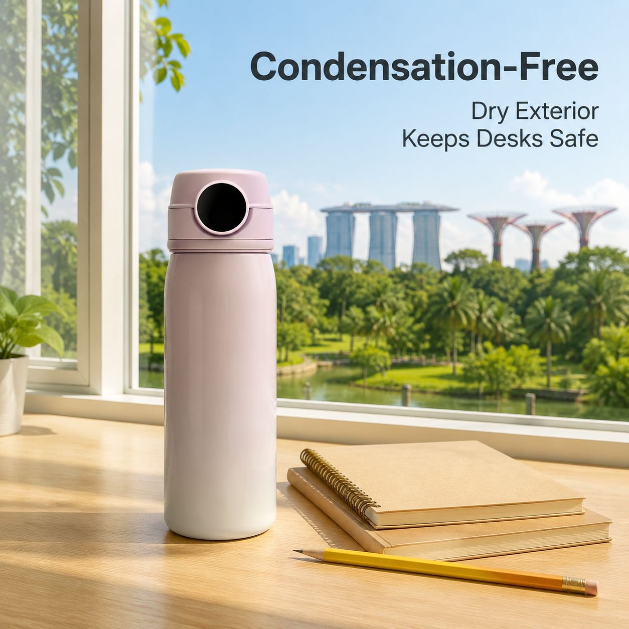 Fingerprint Unlocked Anti-fall Insulated Cup for Children and Students