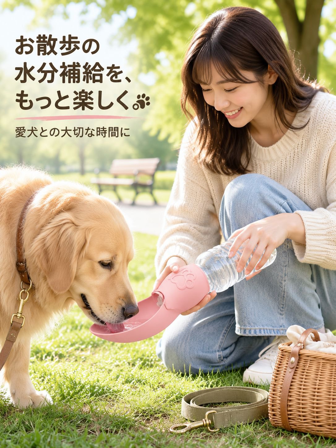 ペット用携帯給水器