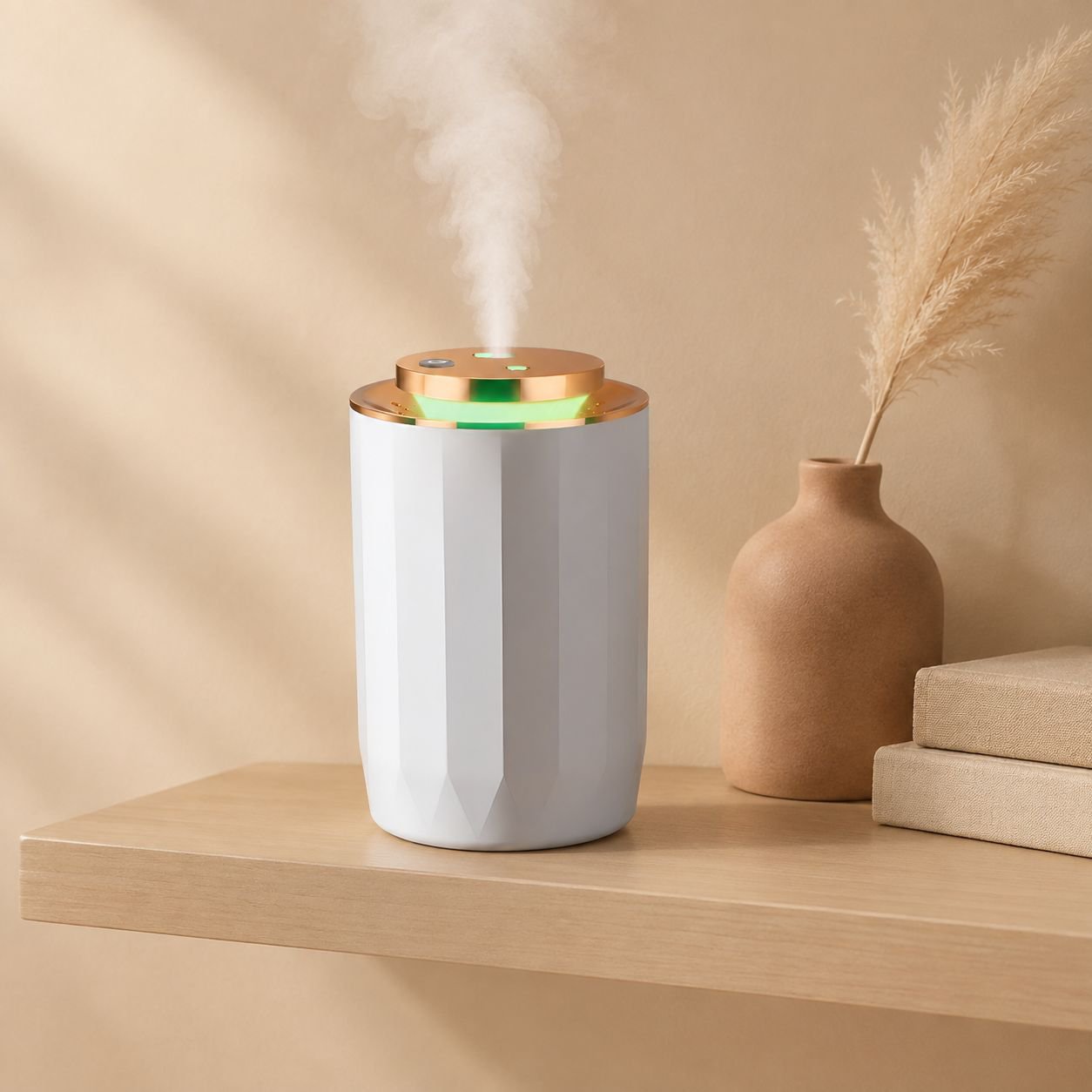 Multifunctional Locomotive-style Humidifier with Aroma Diffuser and Air Purifier