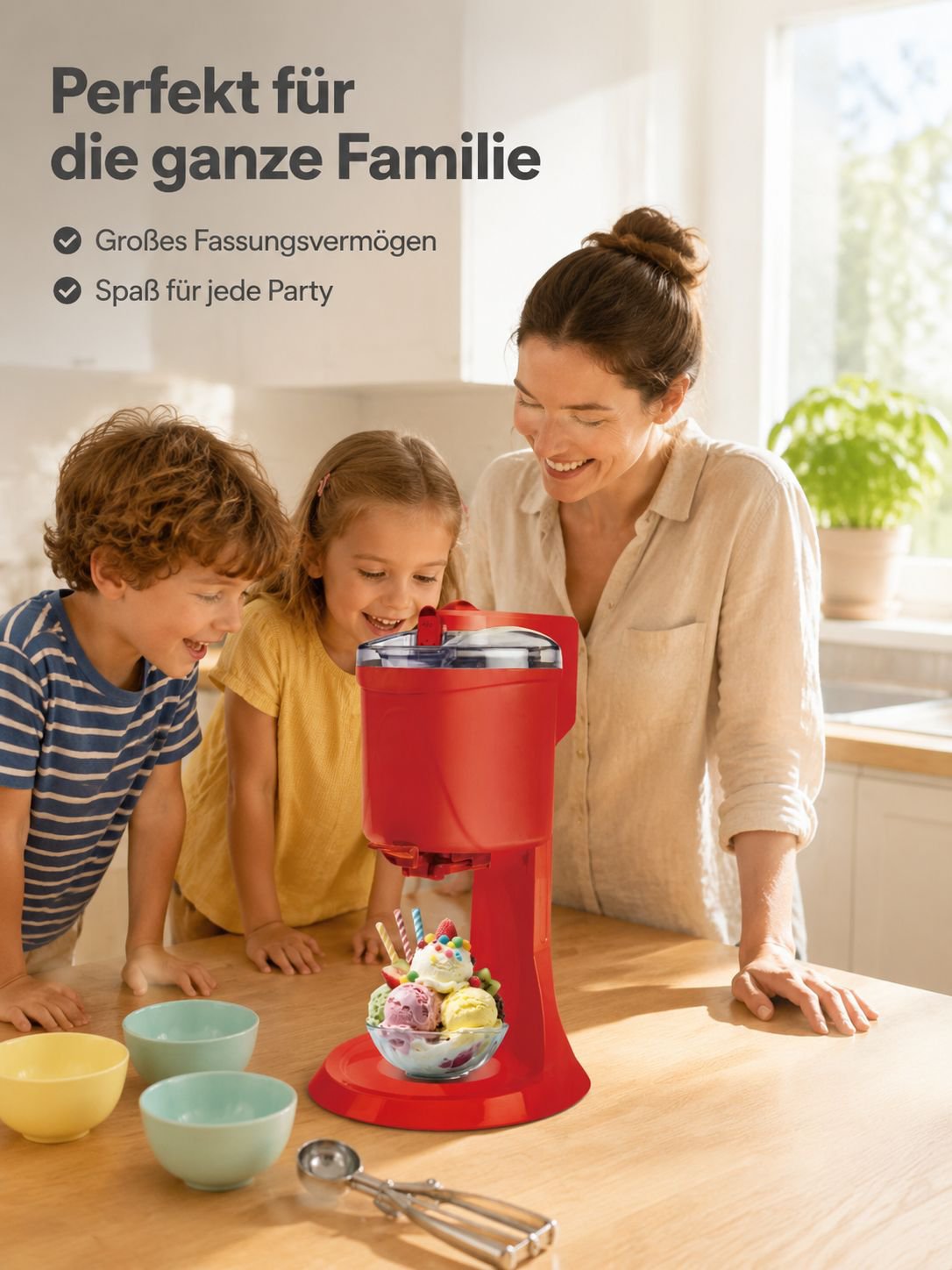 Vollautomatische Eismaschine für Zuhause