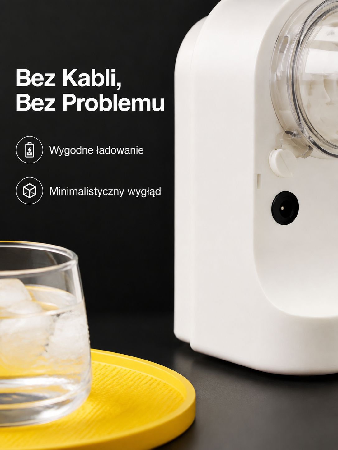 Zbliżenie na ostrza maszyny do lodu śnieżnego