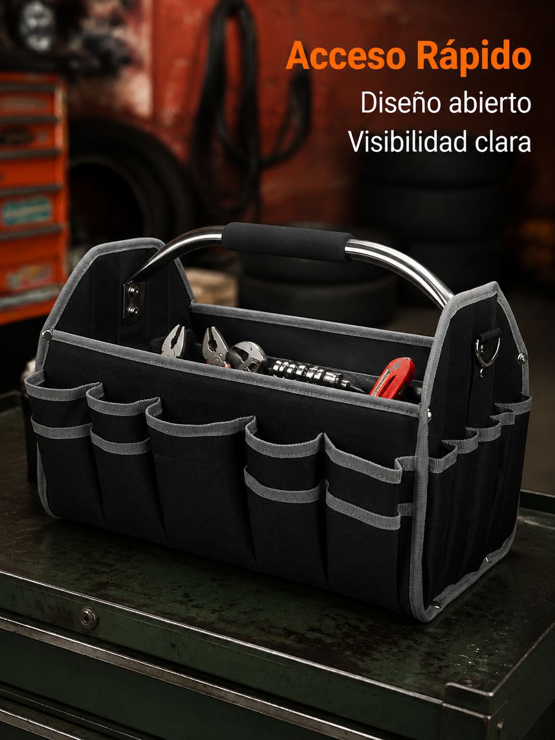 Bolsa de herramientas portátil multifuncional