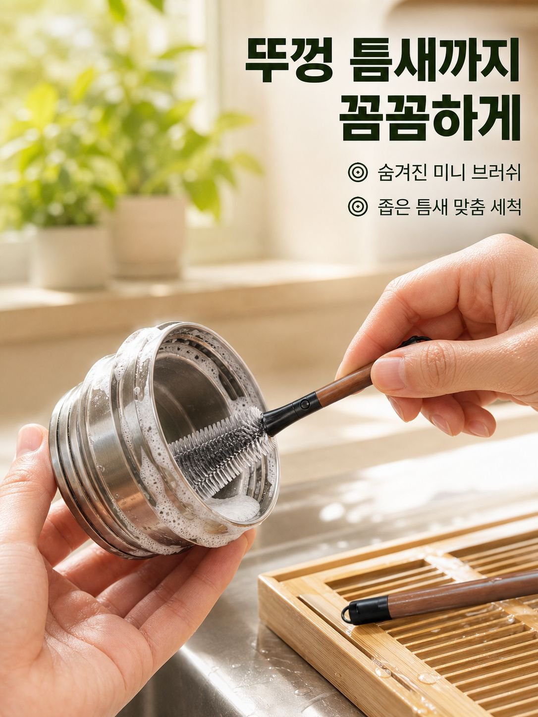 2 합 1 다기능 청소 브러시
