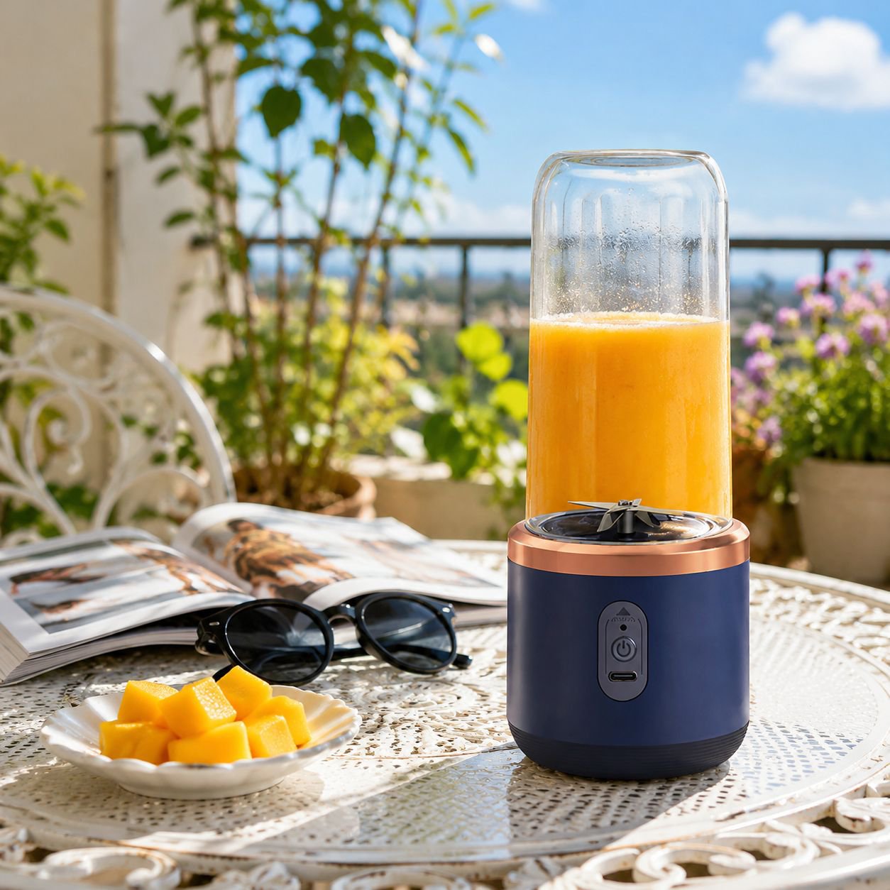 Lightweight juicer ideal for on-the-go lifestyle
