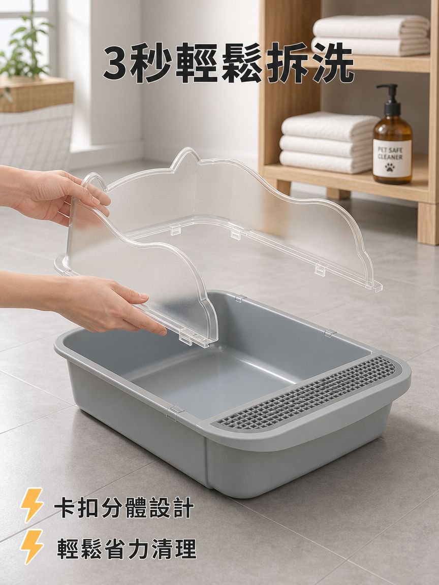 超大號加厚貓砂盆