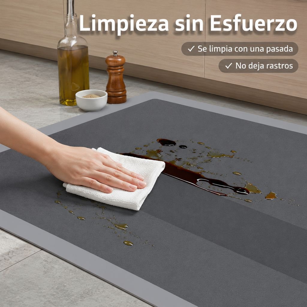 Alfombrilla de cocina de tierra de diatomeas resistente al aceite y a las manchas