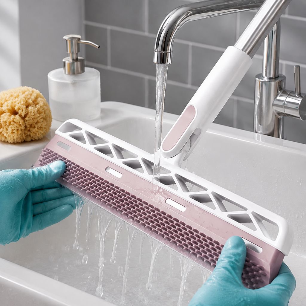 Ergonomic handle of the Double-Sided Magic Sweeper