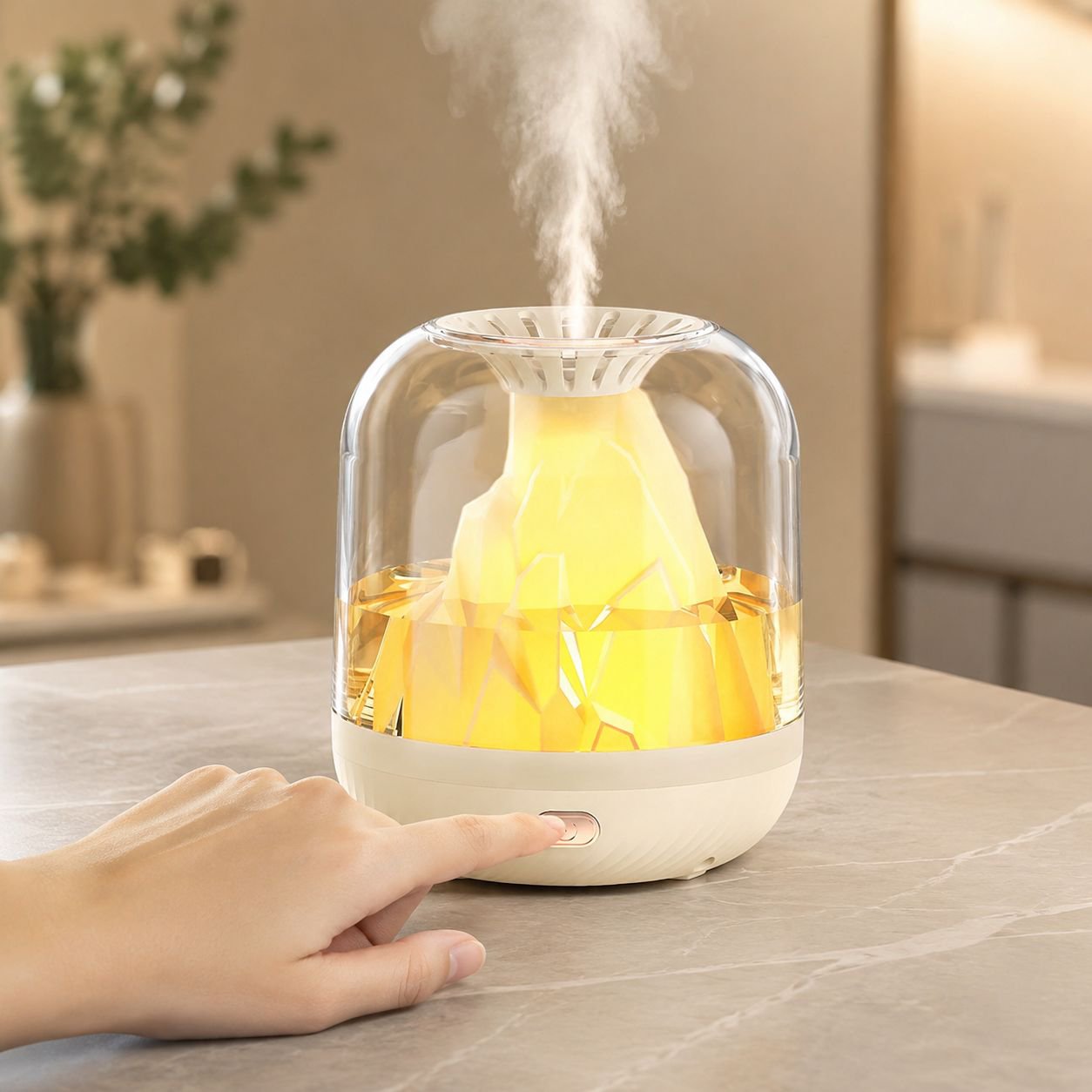 Humidificateur portable de bureau à grand débit de brouillard, spécial bureau