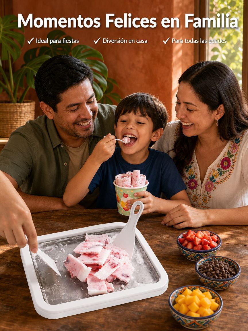 Máquina portátil pequeña para helado frito