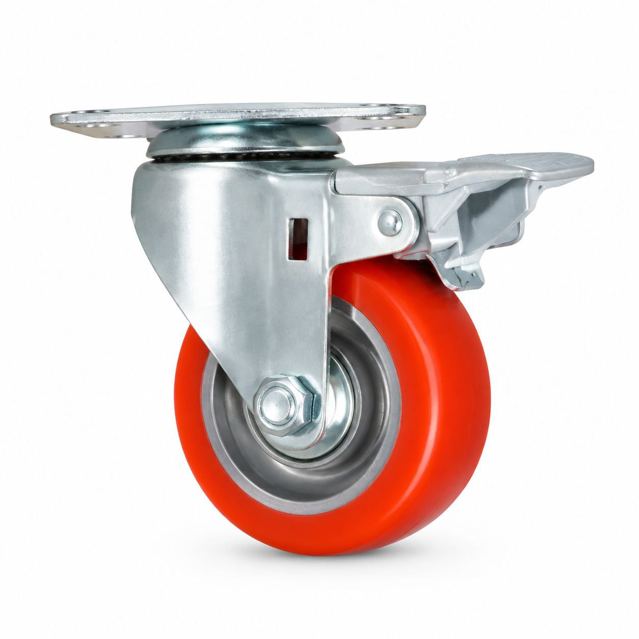 2-5 Inch Universal Swivel Locking Casters for Furniture, Carts, and Heavy Duty Cabinets