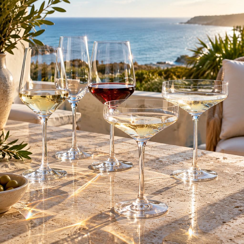 Attractive stemware