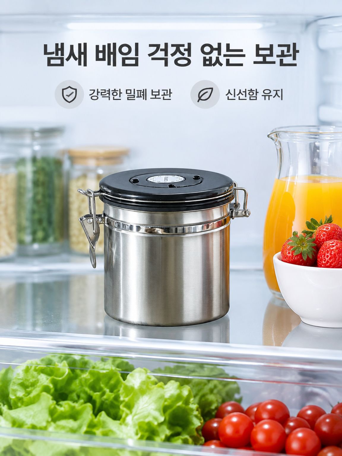 주방 수납 보관용기